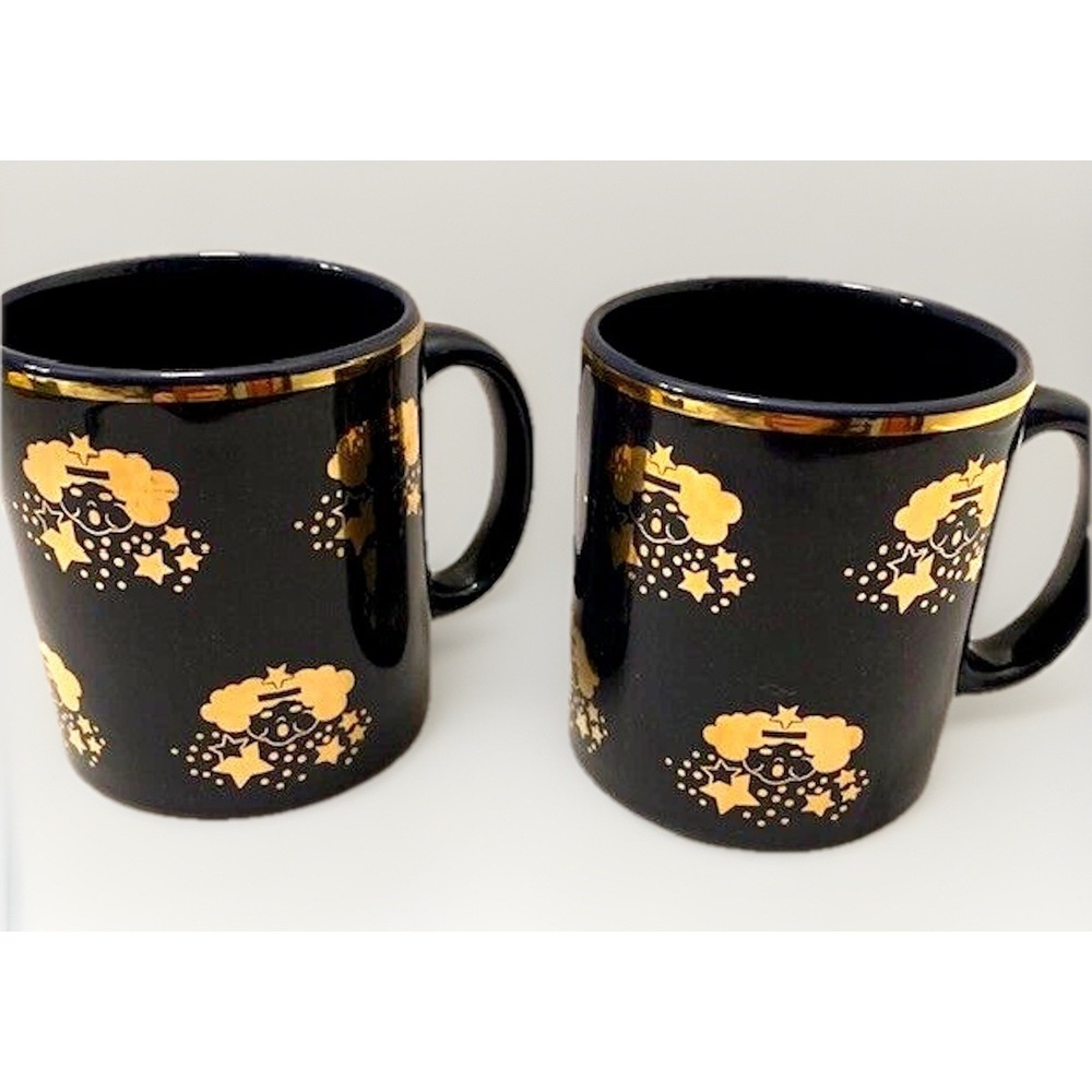 VTG Waechtersbach Germany Mug Set Cup Celestial Star Hollywood Regency MCM Rare